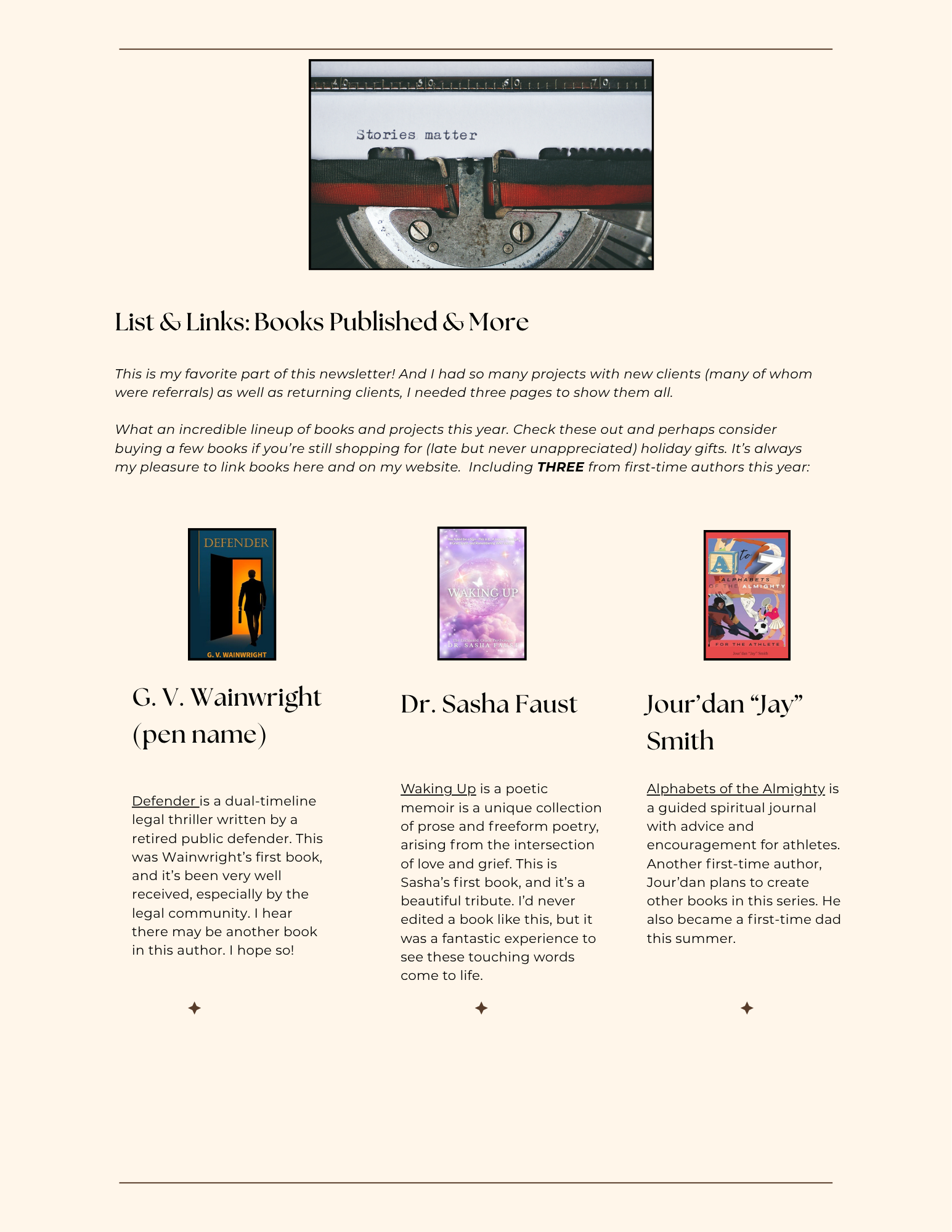 2025 Holiday Newsletter DLL